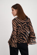 Load image into Gallery viewer, Monari - Zebra Allover Blouse

