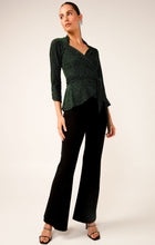 Load image into Gallery viewer, Sacha Drake - River Fire Wrap Top in Emerald
