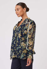 Load image into Gallery viewer, Once Was - Haven Lace Insert Blouse - Glade Floral Print
