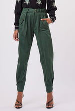 Load image into Gallery viewer, Once Was - Sanctuary Faux Suede High Waist Button Cuff Pant with D-Ring Belt

