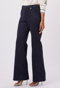 Once Was - Outland Faux Suede Flared Leg Pant