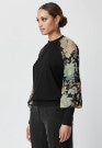 Load image into Gallery viewer, Once Was - Hemingway Silk / Cotton Top in Night Magic Floral
