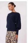 Load image into Gallery viewer, Once Was - Haven Wool / Viscose Blend Sweater in Midnight
