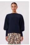 Load image into Gallery viewer, Once Was - Haven Wool / Viscose Blend Sweater in Midnight

