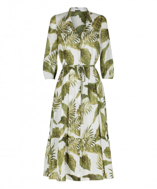 H and m palm cheap print dress